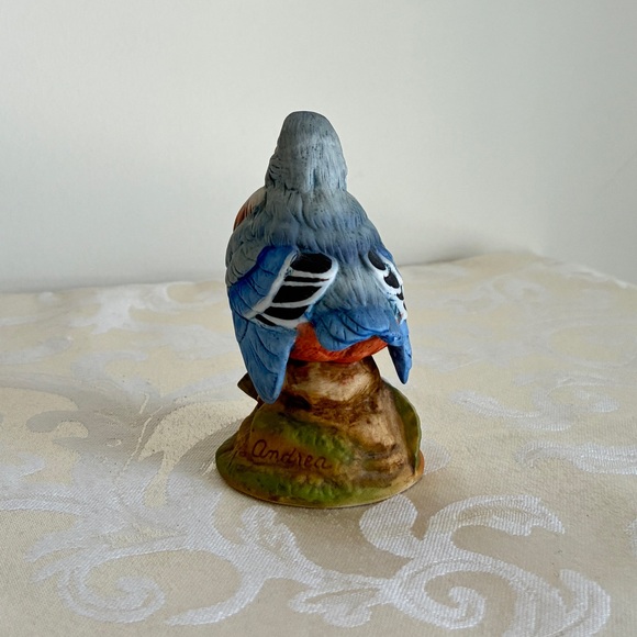 Vintage Andrea by Sadek Baby Bluebird Porcelain Figurine 6350 - Picture 6 of 8